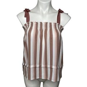 Bobeau Top | Tie Shoulder Tank | Women XS